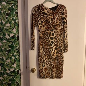 David Meister Leopard Sheath